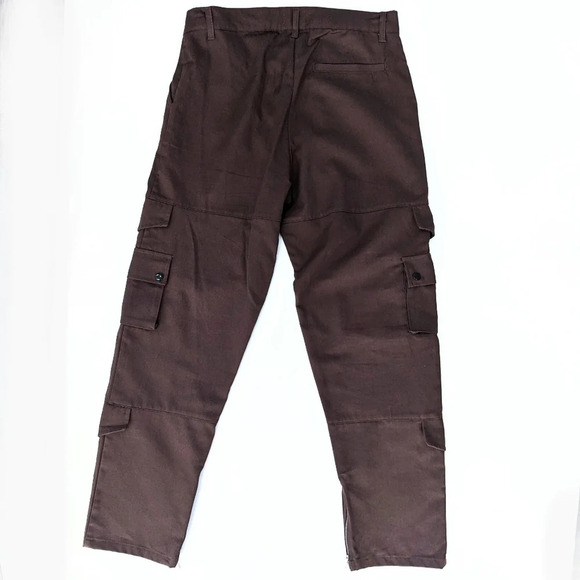 Boohoo Men Multi Pocket Cargo Pants - Picture 2 of 8